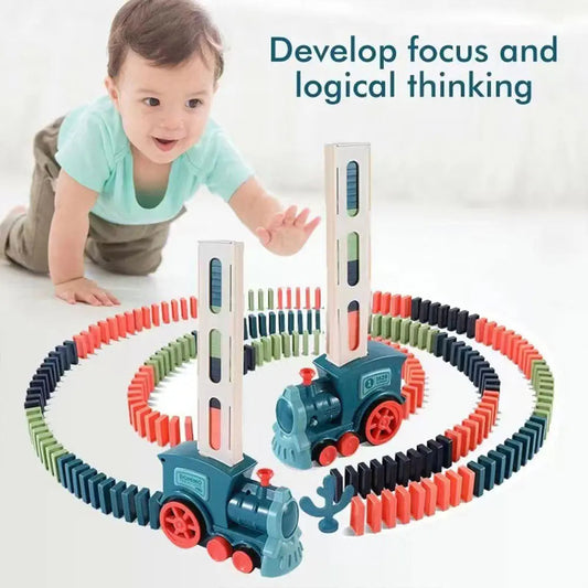 Trusty Viral Domino train Educational Toy