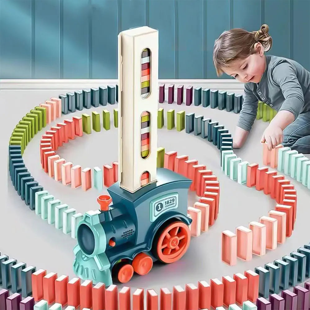 Trusty Viral Domino train Educational Toy