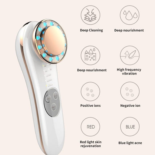 Keep Trusty 7 in 1 Home Iontophoresis Electric Facial Cleaning Beauty