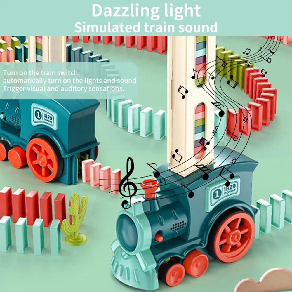 Trusty Viral Domino train Educational Toy