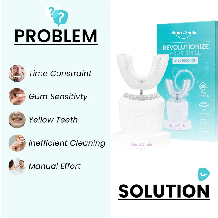 Smart Smile™  Self Brushing Toothbrush